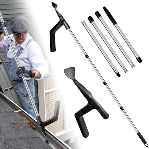 Gutter cleaning tool roof - gutter,