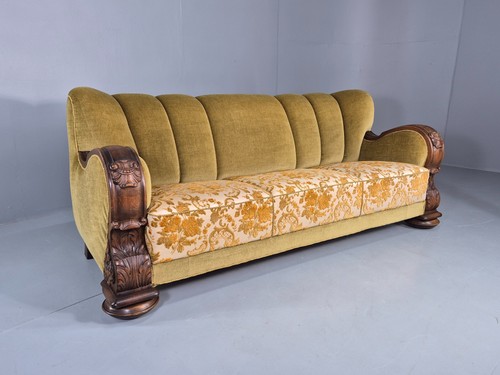 Vintage danish seater sofa - 3,