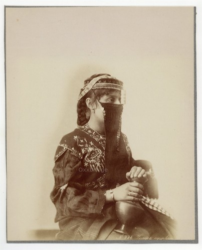 Veiled egyptian woman 1880 - veiled,