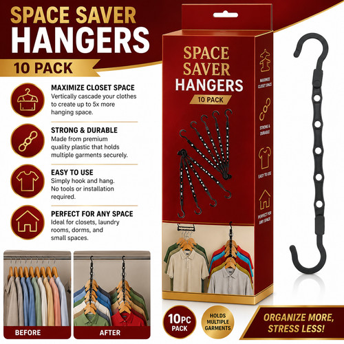 Packs space saver wonder - 10,