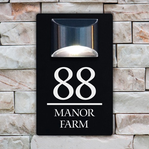 Personalised house number - personalised,