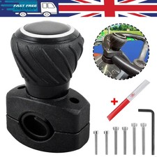 STEERING SPINNER Tractor Car Truck Wheel Aid Lorry Assister Knob Ball Black
