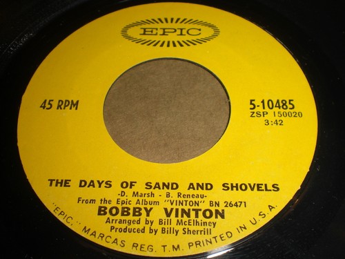 Bobby vinton the days of - vinton,