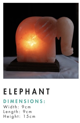 Elephant shape himalayan pink - elephant,