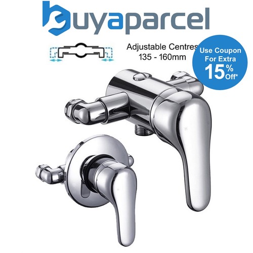 Chrome single lever shower - single,