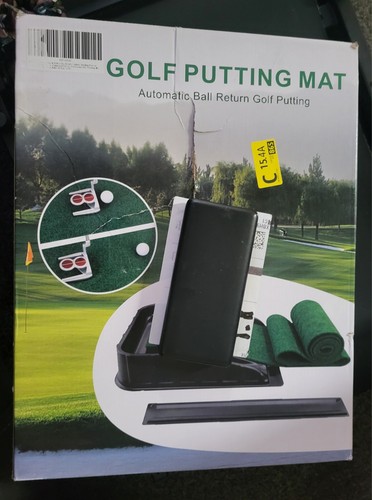 Golf putting mat - putting, automatic