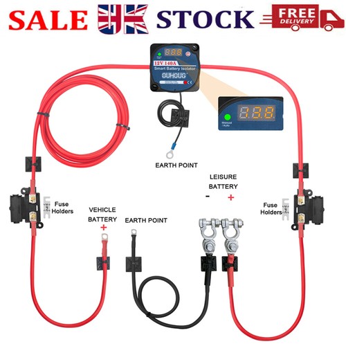 10m split charge relay - split,