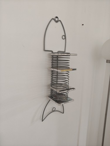 Vintage silver metal wire - vintage,