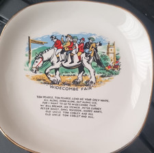 Collector plate widecombe fair - plate,
