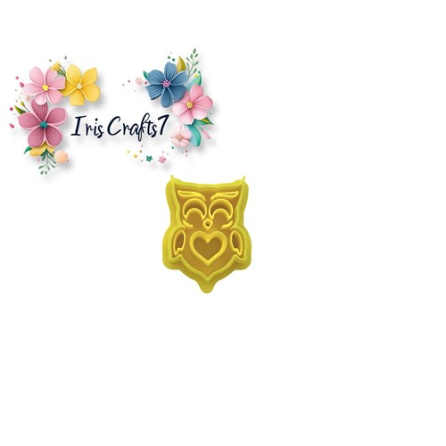 Owl silver clay polymer - clay,