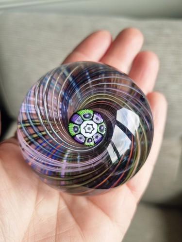 Perthshire glass paperweight - perthshire,