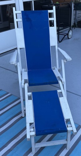 Wood canvas steamer - steamer, chair