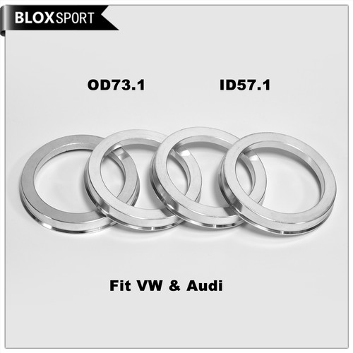 Aluminum centeric hub rings - , vw