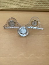 3 Miniature Glass Crystal