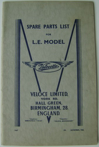 Velocette 1952 illustrated - velocette,
