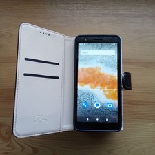 Nokia C02 Smartphone plus 3 x vintage mobile phones (Motorola, Siemens, Trium)