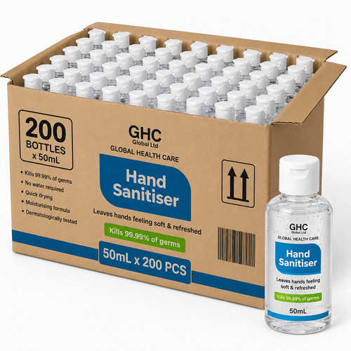 Hand sanitiser 50ml x200 - hand,