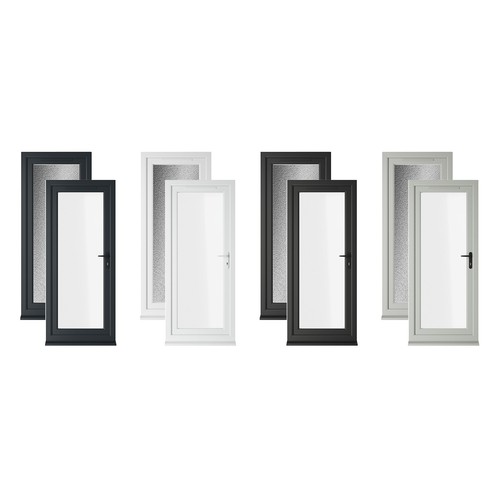 Bespoke pvc single - single, door