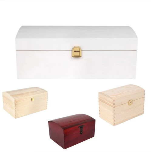 Wooden storage chest trunk - storage,