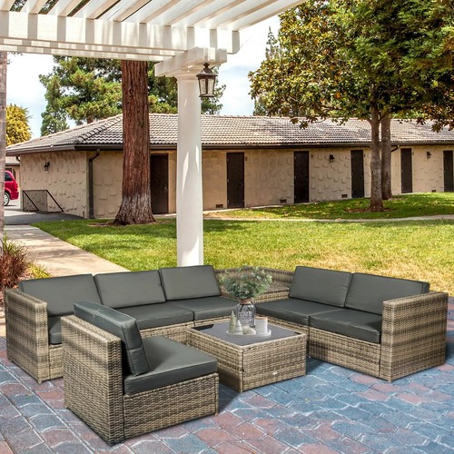 8pcs patio rattan corner - rattan,