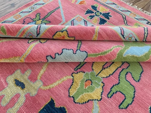 Hand knotted pink turkish - knotted,