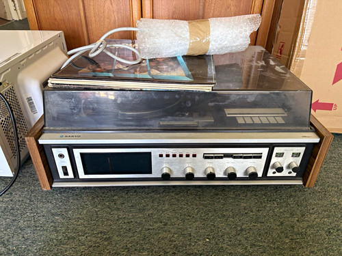 Vintage sanyo auto stop stereo - vintage,