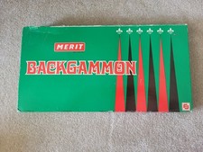 Vintage Backgammon Set Folding