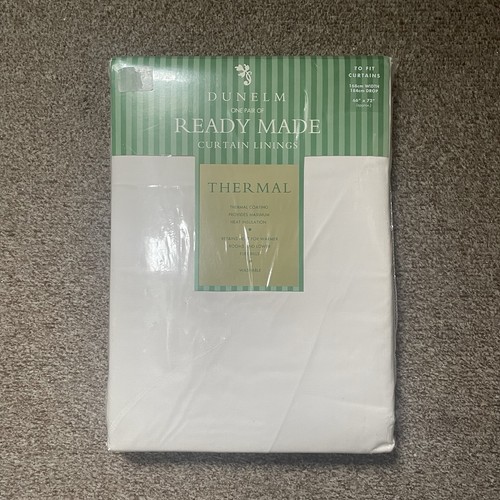 Dunelm pair thermal - pair, curtain