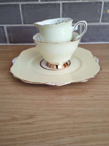 Vintage royal stafford yellow - vintage,