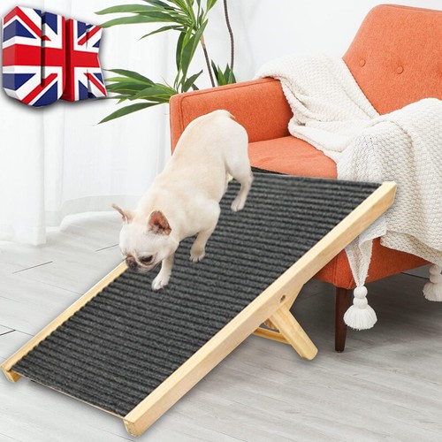 Wooden dog ramp adjustable - wooden,