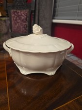 Vintage 10 Inch Marlborough Grindley "Royal Petal" Casserole/Serving Dish