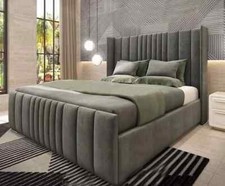 Panel Winged Plush Velvet Full