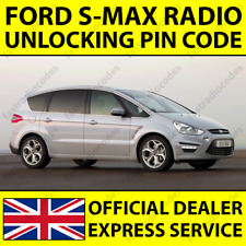 ✅FORD S-MAX RADIO UNLOCKING PIN CODE FOR SONY 6000 CD 4500 RDS TRAVELPILOT✅
