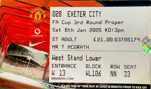 Manchester united exeter - manchester,