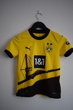 Borussia Dortmund 2023 2024 home shirt BNWT. Genuine Puma, Child 9 - 10 years.