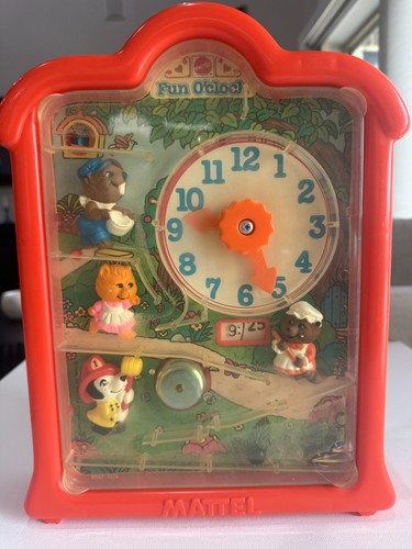 Vintage mattel fun clock - vintage,