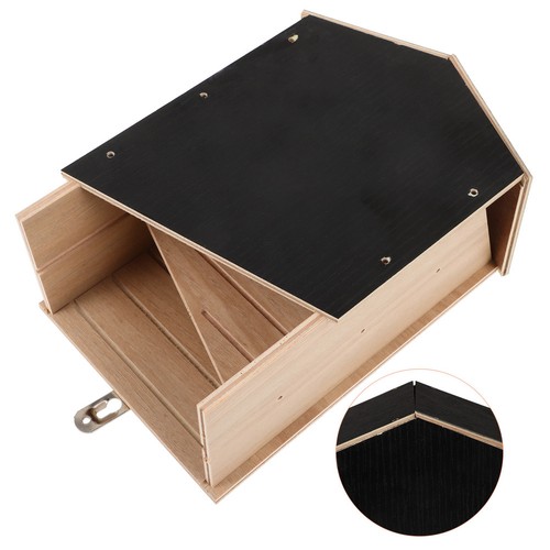 Outdoor wooden bat box - wooden, for