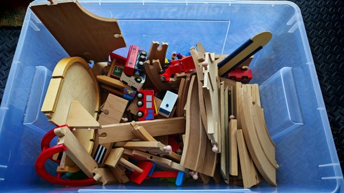 Wooden train set bundle - wooden, –