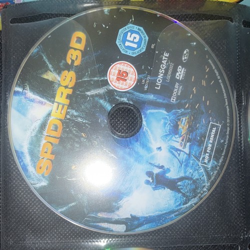 Lionsgate spiders movie dvd - 3d,