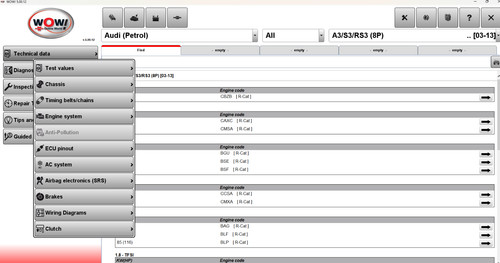 Wow car diagnostic software - wow,