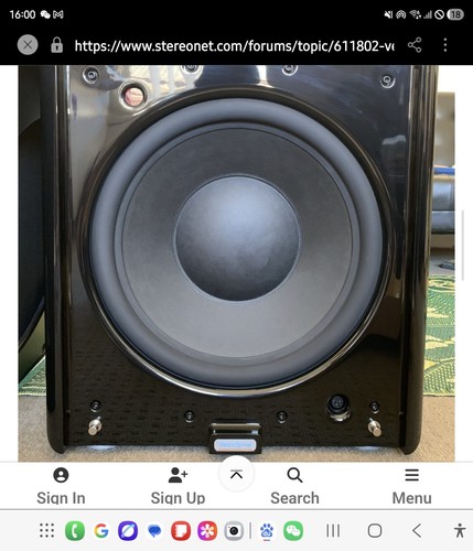 Velodyne acoustics 15 - velodyne, dd-15