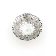 Ornate German Solid Sterling Silver Bowl. Hanau. 1900.