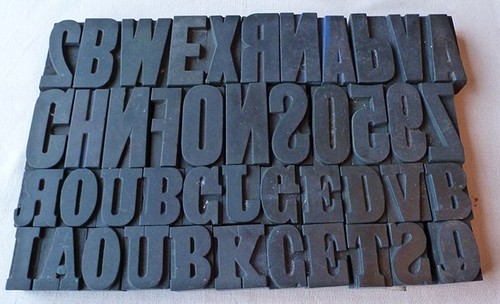 Letterpress wood wooden - letterpress,