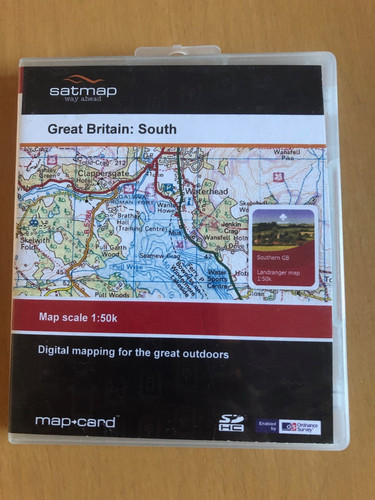Satmap map cards 50k - cards, 1:50k