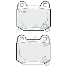 Brake Pads Set For Mitsubishi