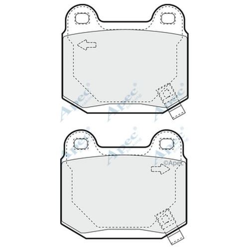 Brake pads set for mitsubishi - pads,