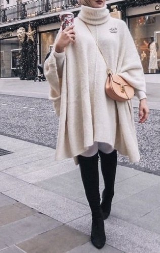 Zara knit cape poncho - zara,