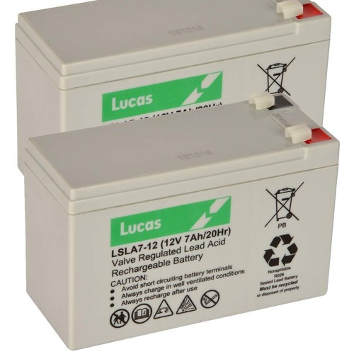 Lucas 12v 7ah agmgel - 2x,