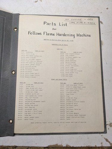Fellows gear shaper service - shaper, co