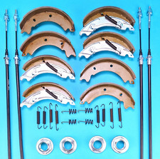 Twin Axle 200x50 Trailer Brake Shoes & Cables Kit for Knott HB505 IFOR WILLIAMS